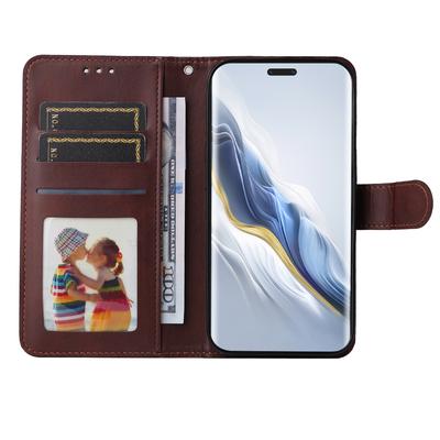 Для Honor Magic6 Pro 5G Магнитный чехол-книжка из кожи с защитой от царапин, кошелек, подставка, чехол для телефона
