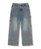 ANEWBROS Remy Carpenter Balloon Wide Washed Denim Pants 4 Colors [Anbd_6023] (A Type)