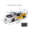 1/24 Nissan Skyline Ares GTR R34 Modified Wide Body Alloy Sports Car Model Diecast Raing Vehicle Car Model Sound Light Kids Gift