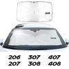 Для Peugeot 206 207 307 308 508 407 408 2008 5008 автомобильный зонтик на лобовом стекле козырьки авто плавный солнцезащитный козырек