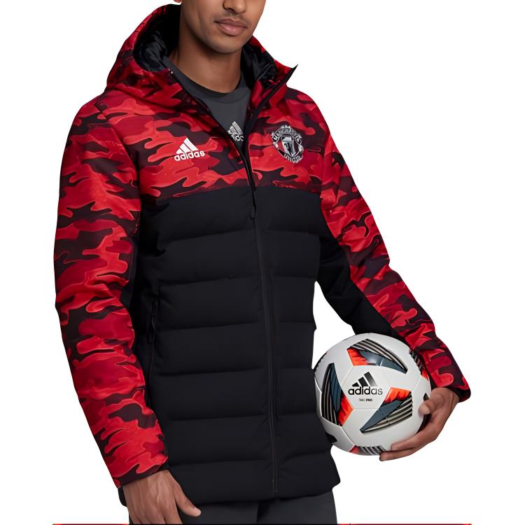 Adidas Down Jacket Men's Black Red FR3871