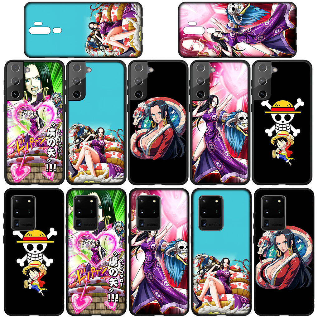 Чехол для iPhone 17 15 16 Plus Xiaomi Poco X7 X6 F8 F7 M8 C85 C75 C71 Redmi Note 14 12 11 13 Pro Max A4 14C 13C 15C Луффи Боа Хэнкок One Pieces Постер
