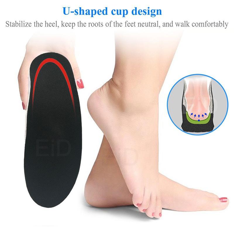 Orthotic Gel High Arch Support Insoles for Women / Men Orthopedic Foot Pain Unisex Shoe Inserts