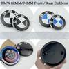ZJYS3 Carbon components Car Emblem Logo Rear Trunk Badge 74mm 82mm BMW E46 E39 E87 E90 E28 E53 E30 E60 E34 E36 E61 E62 E70 E91 E92