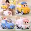 Ultra-plush Short Fur Cartoon Car Pillow- Available In 3 Vibrant Colors