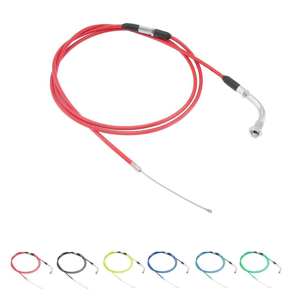 190cm Universal Durabled Motorcycle Throttle Cable Replacement Upgrade for Carburetor Bucket Adjustable Stainless Steel Line