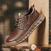 Male Sneakers Adult Non Slip Casual Desert Hiking Footwear Treking Shoes Trainers Outdoor Casual Leather Mens Shoes Retro Style