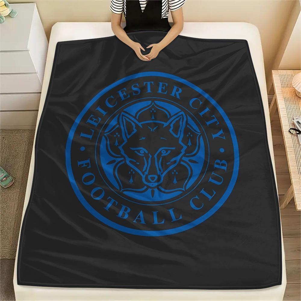 Leicester City Football Club Flannel Blanket, High quality Comfortable for All Seasons, Home Decor, Warmth and Comfort