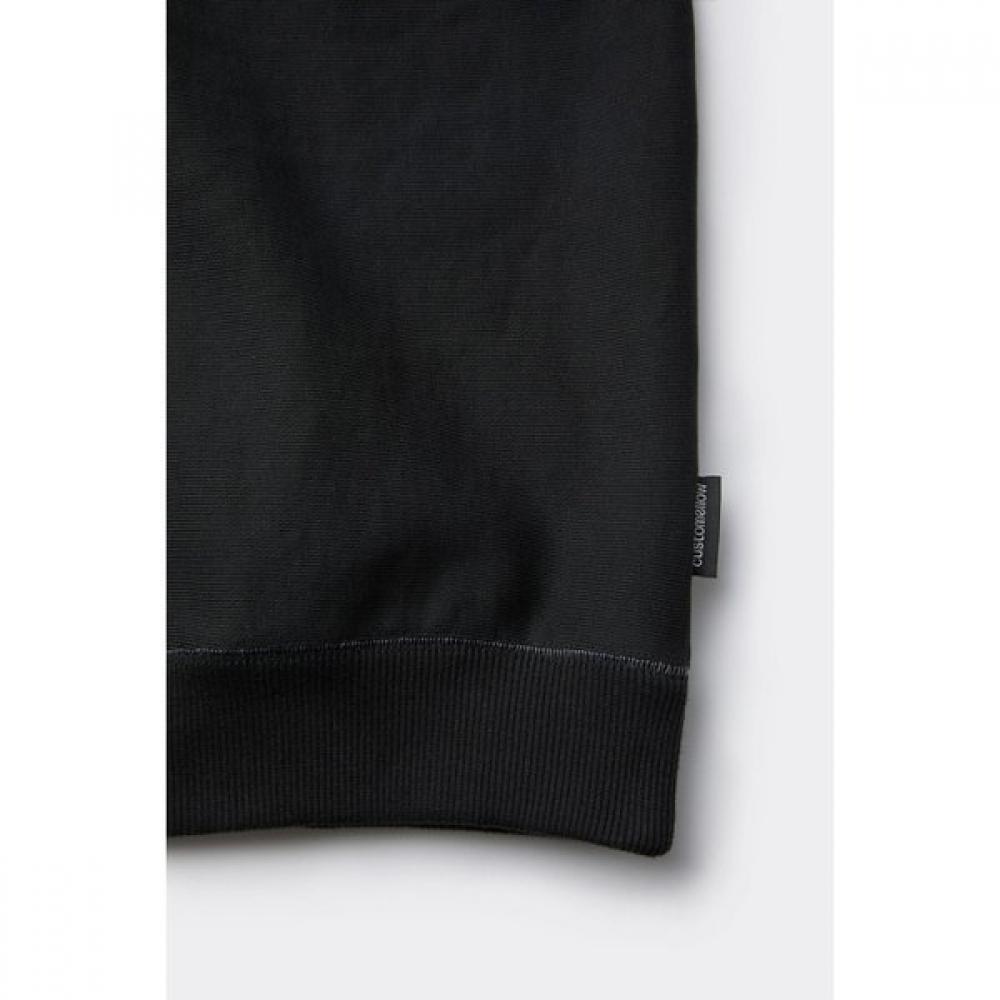 Customellow Black Stitch Sweatshirt Black Cwtaw25623bkx