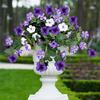 UV Resistant Morning Glory Flowers Silk Material Artificial Trumpet Flower  Home Decor