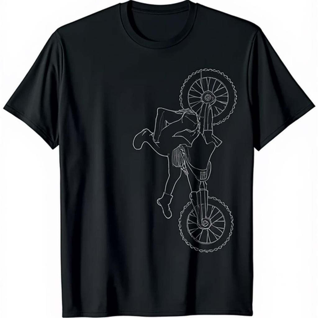 Motocross Dirt Bike TShirt 100 Cotton ONeck Short Sleeve Summer Casual Mens Tshirt Streetwear