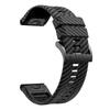 Силиконовый ремешок Quickfit с текстурой под карбон 22 26 мм для Garmin Fenix 6 6X Pro 6S Fenix 8 7 7X Enduro 3 Запасной спортивный ремешок