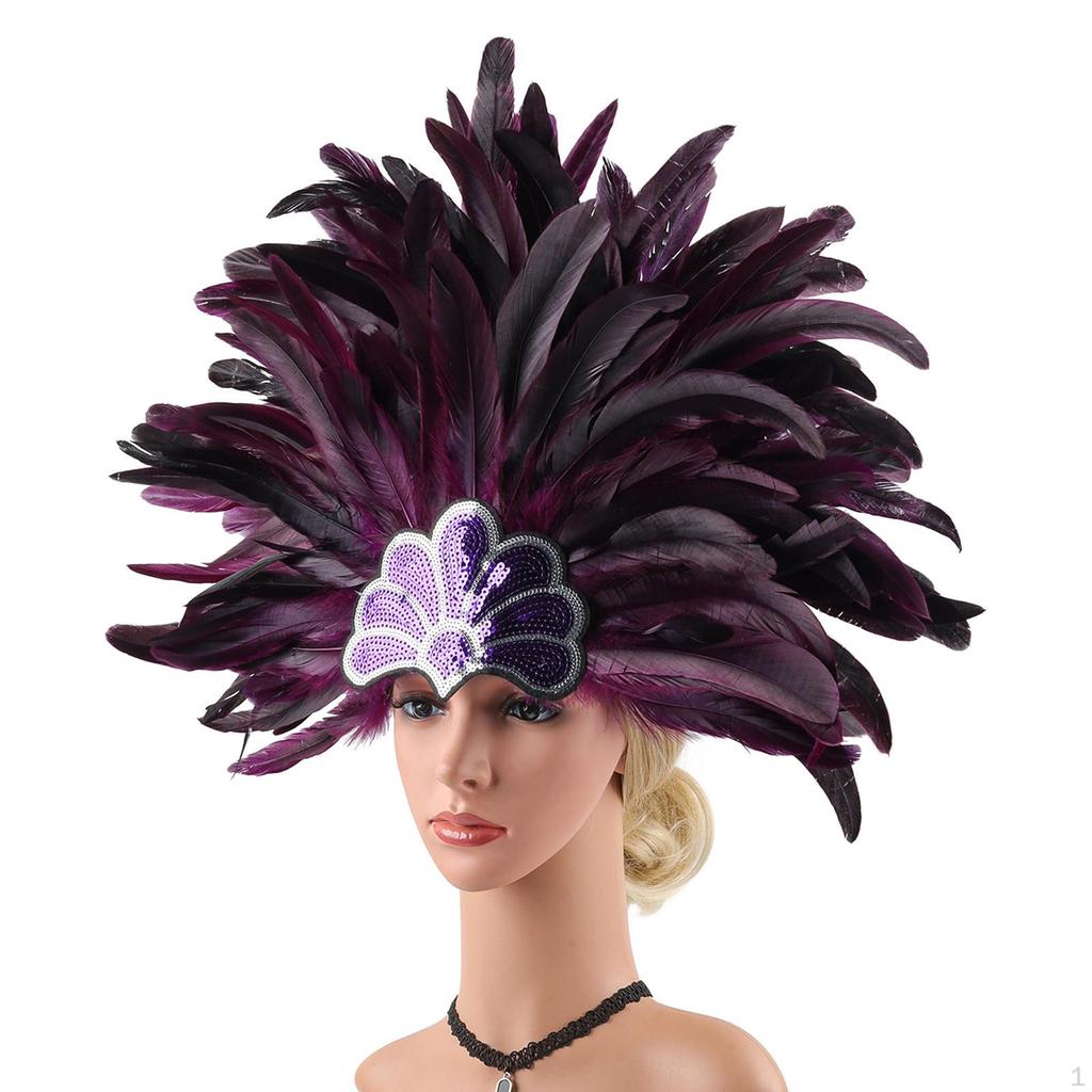 Feather Headdress for Carnival, Festival Performances