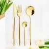16pcs Mirror Durable Flatware Stainless Steel Cutlery Set Knife Coffee Spoon Fork Dinnerware Set Western Party Kitchen Tableware