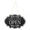 OPEN/CLOSED Sign Wooden Double-sided Shop Window Sign Hanging Open Closed Sign