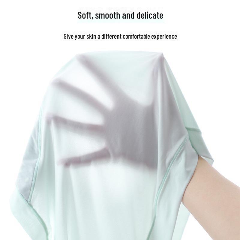 Женские трусы Ice Silk с высокой талией: Plus Size, быстросохнущий, сетчатый, удобный крой, хлопковая вставка в шаге (Стиль 5101#)