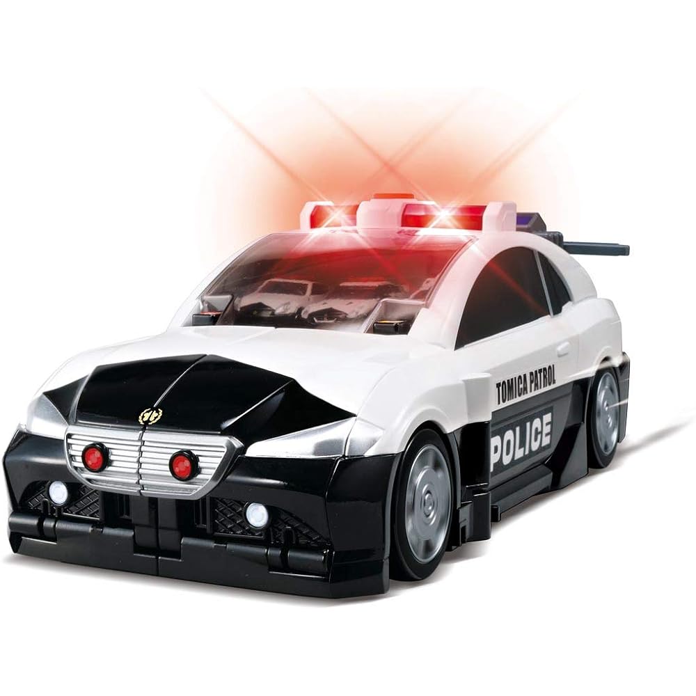 TAKARA TOMY (TAKARA TOMY) “Transform into Tomica Big! “Deca Patrol Car” Mini Car, Car Toy for Men...