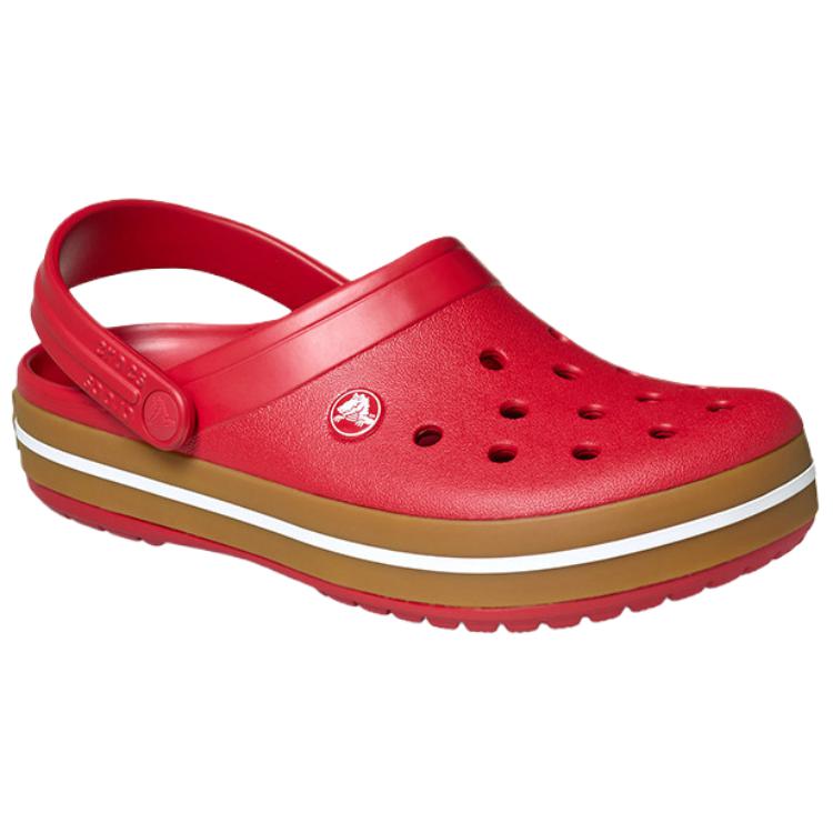 Crocs Уличная мода Сабо Унисекс Обувь Красный 212756-7CX
