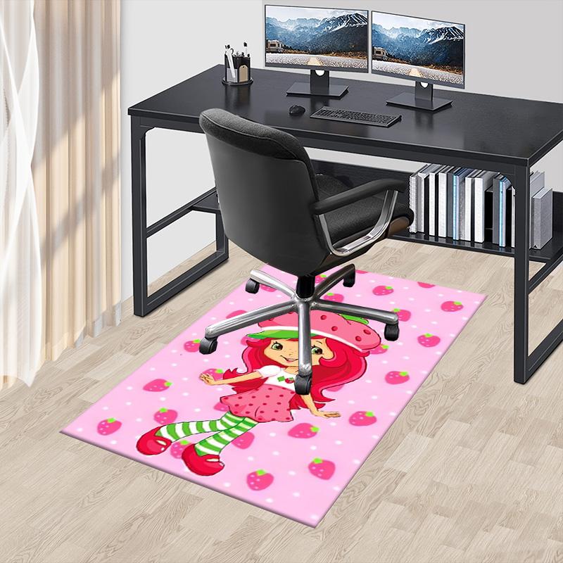 Strawberry Shortcake Dream World Carpet For Playroom Bedroom Living Room Sofa Home Decorkids Game Area Rug Nonslip Floor Mat