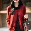 Women's Cashmere Sweater Qinghe Cashmere 50%  Silk 50% Wool Autumn and Winter Cashmere Cardigan Soft and Warm