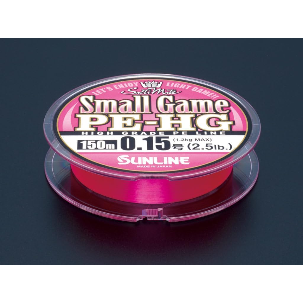 [SUNLINE] Saltimate Small Game HG PE Line 150m No.0.6 10lb Sakura Pink