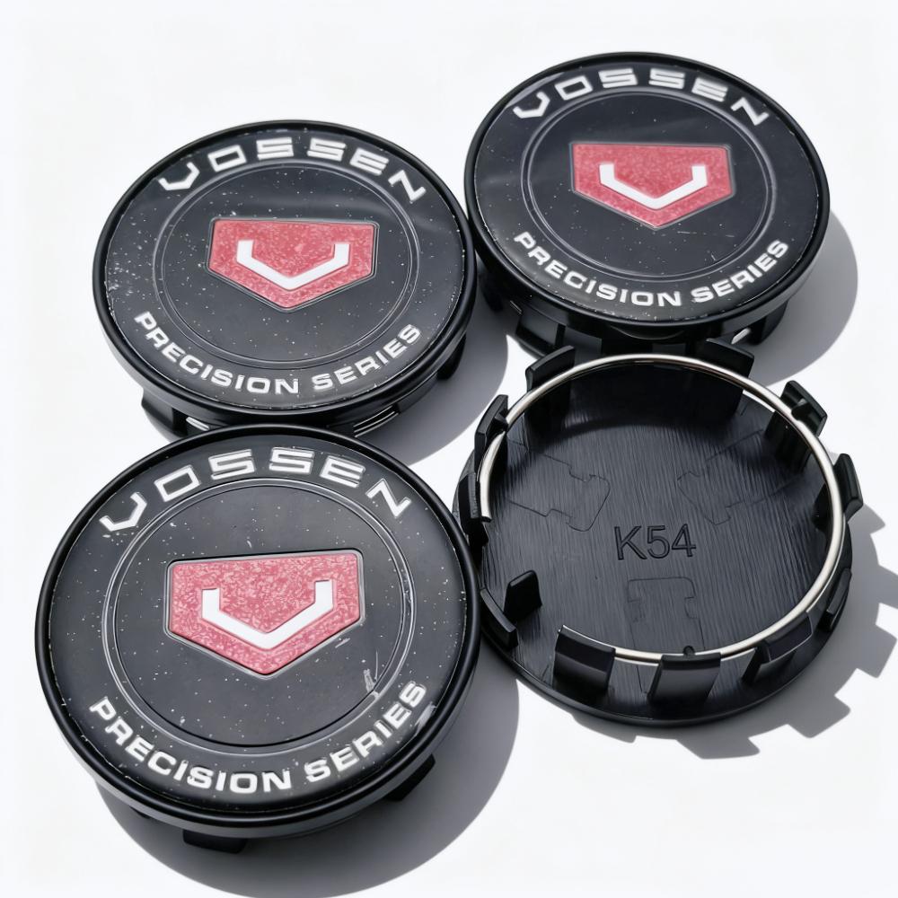 4pcs VOSSEN Logo Emblem Badge Car Wheel Center Caps O.D 54MM 50MM Wheels Hub Cap Rim Hubcaps Dust Cover Replace Car Accessories