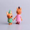 5 шт./пакет 6-8 см Русская мультяшная аниме Игрушка-фигурка Kid-E-Cats Фигурка для украшения выпечки Фигурка торта Модель Трех Котят Игрушка для детей