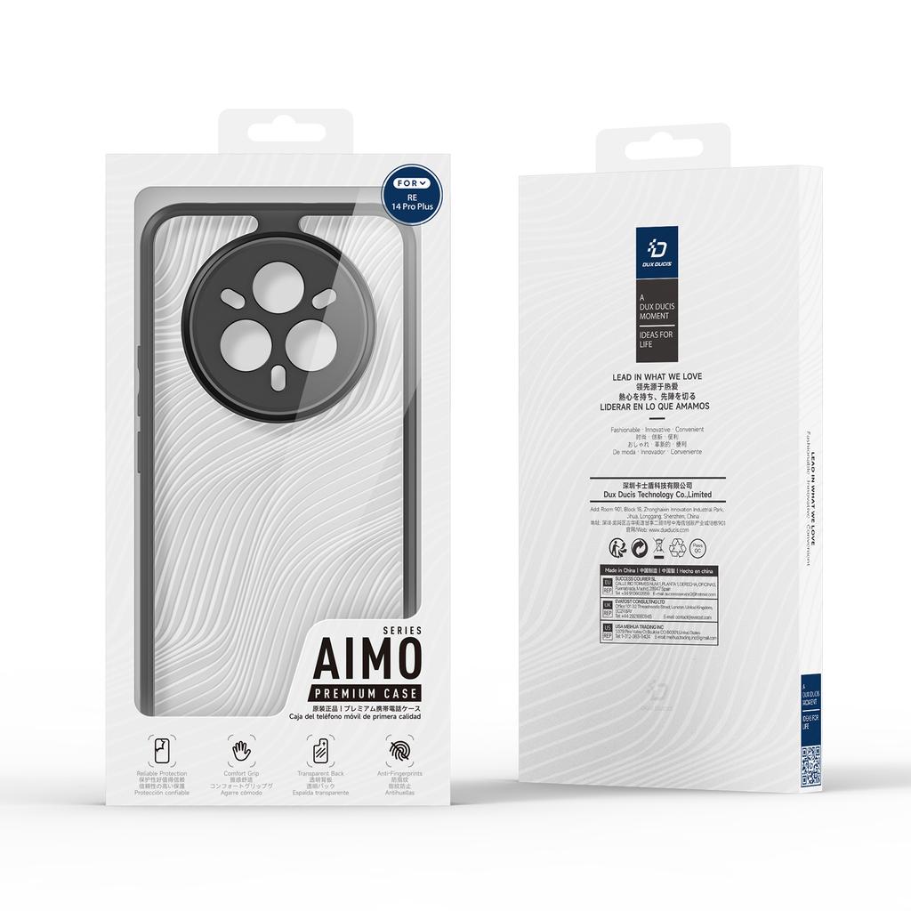 For Realme 14 Pro+ 5G Case DUX DUCIS Aimo Series TPU+PC Matte Drop-proof Phone Cover (REACH Certification)