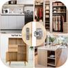  Door Catches Latches, 4 Pack Double Roller Strong Hold Cupboard Cabinet Door Catches, Double Roller Catches Cabinet Catches Door Latches