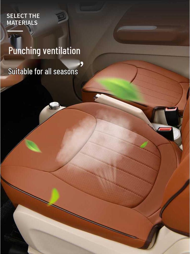 2024 Wuling Hongguang Miniev Third-Gen Macaron Car Seat Covers, Full Coverage for All Seasons