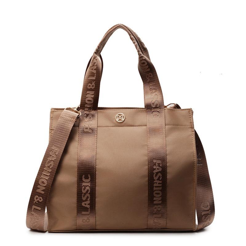 Summer Commuting Large-capacity Tote Bag Versatile Canvas Bag Women's Work Shoulder Messenger Bag Portable