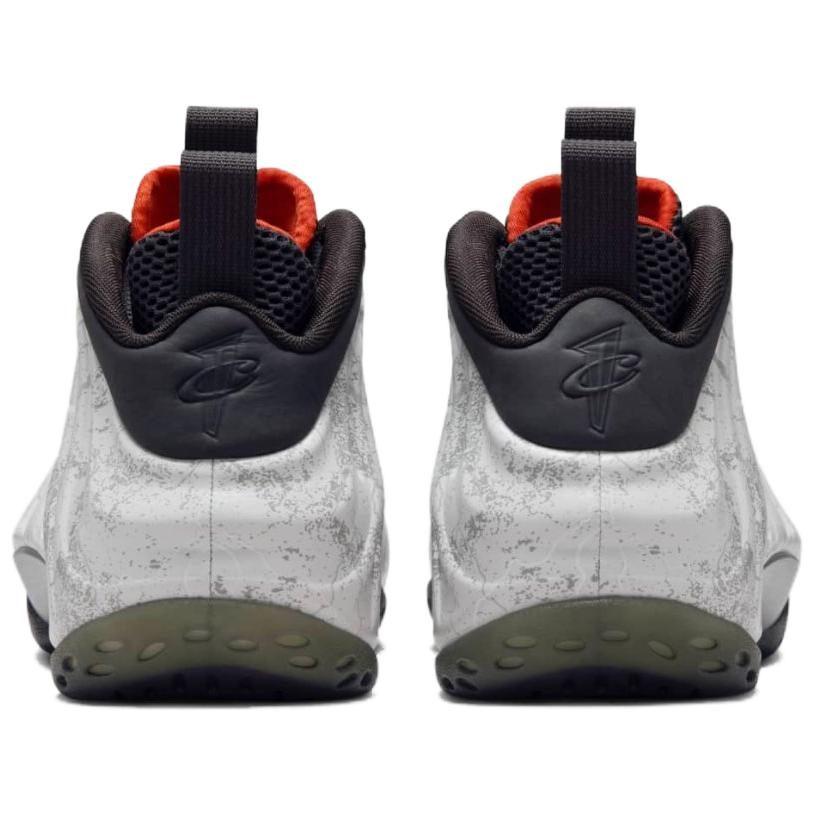 Nike x TEKKEN 8 Foamposite One Slip Resistant Abrasion Resistant Mid top Basketball Shoes Unisex White Gray Black HF6367-001
