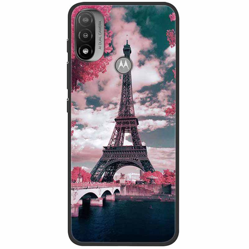 Чехол для Moto E20 E40 Силиконовый Лев Волк Мягкий Черный Coque Чехлы для Motorola Moto E40 E 20 Para TPU Чехол для MotoE40 Мультяшный