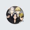 32/44/58mm Tokyo Revengers Brooch On Backpack Handmade Round Badges Anime Icon Badges for Clothes Hat Gifts Lapel Pins Accessories