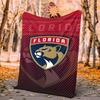 Florida Panthers Flannel Blanket Soft Warm All-Season Throw, Design for Camping, Car Travel, Hiking Sofa, Bed, Office Perfect Gift for Parties