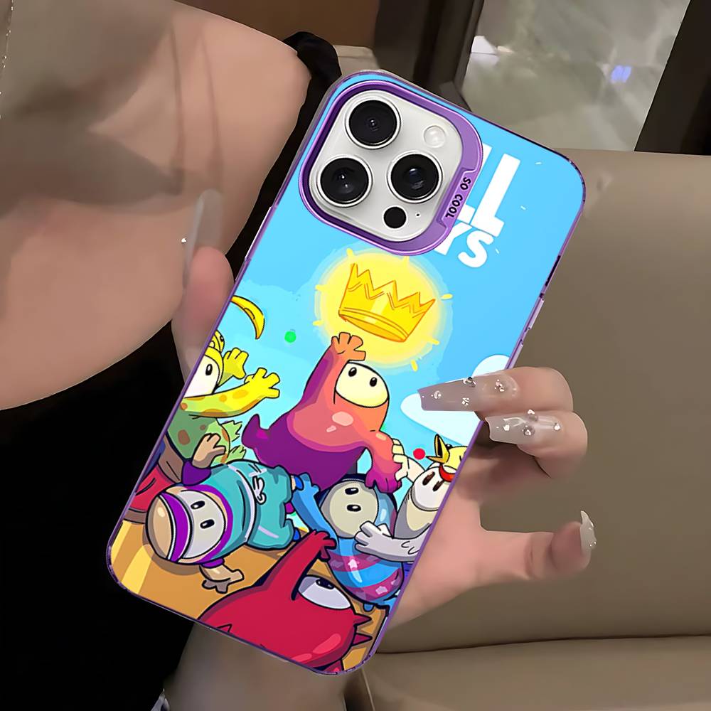 F-Fall G-Guys Party Game Color Phone Case For IPhone 17 16 15 14 13 12 11 Pro Max Plus Pro Shell