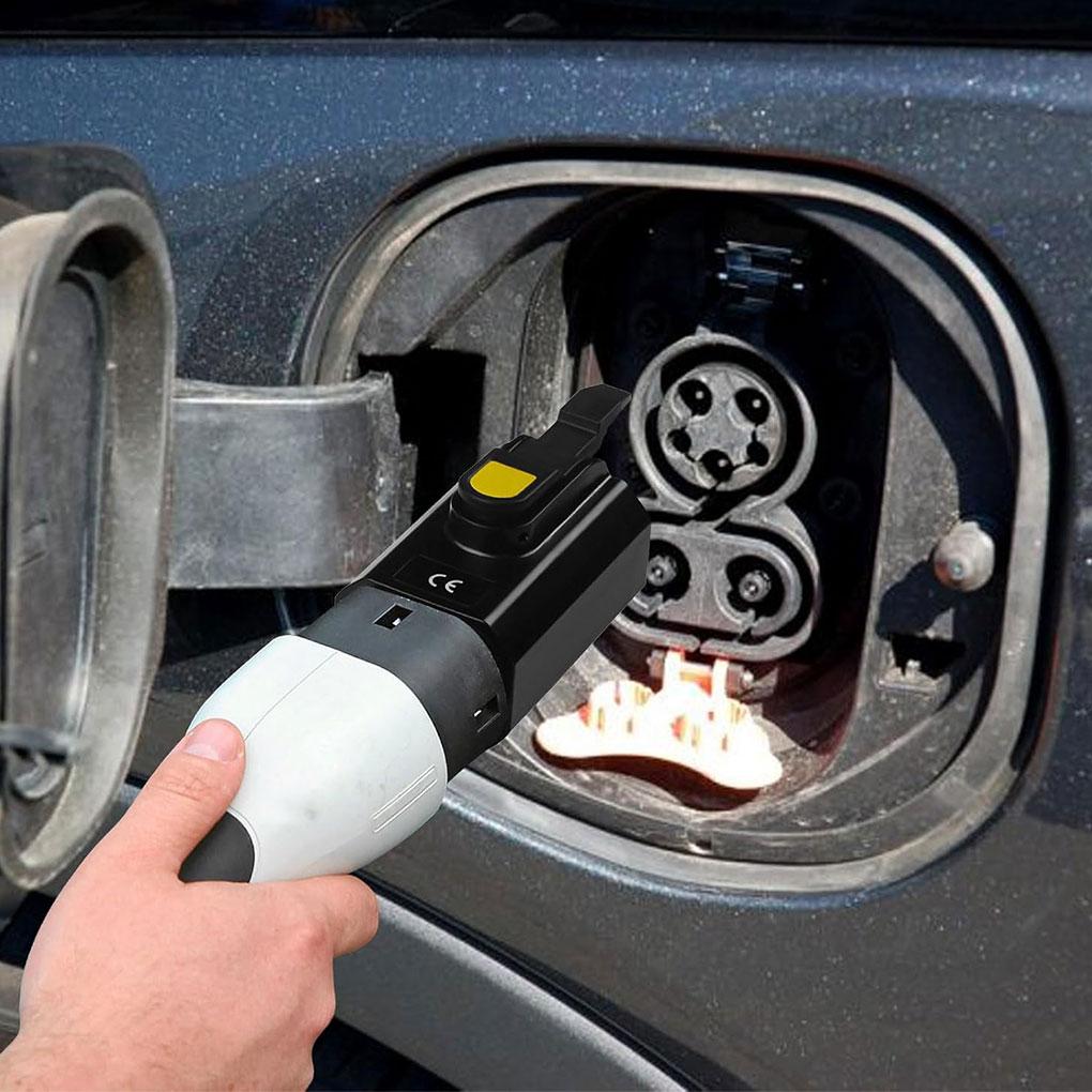 Адаптер зарядного устройства для электромобиля, тип разъема 2 IEC 62196 toType 1 SAE J1772 7 кВт 32 А Conventor