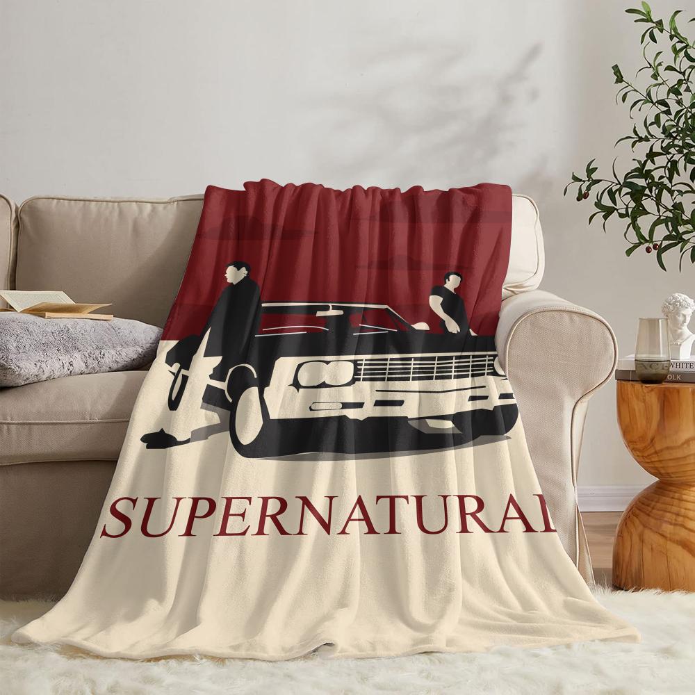 GUOYU Blanket SSupernatural Throw Soft Flannel Throw Summer Blanket Lightweight Cozy Nap Blanket For Sofa Bed Travel