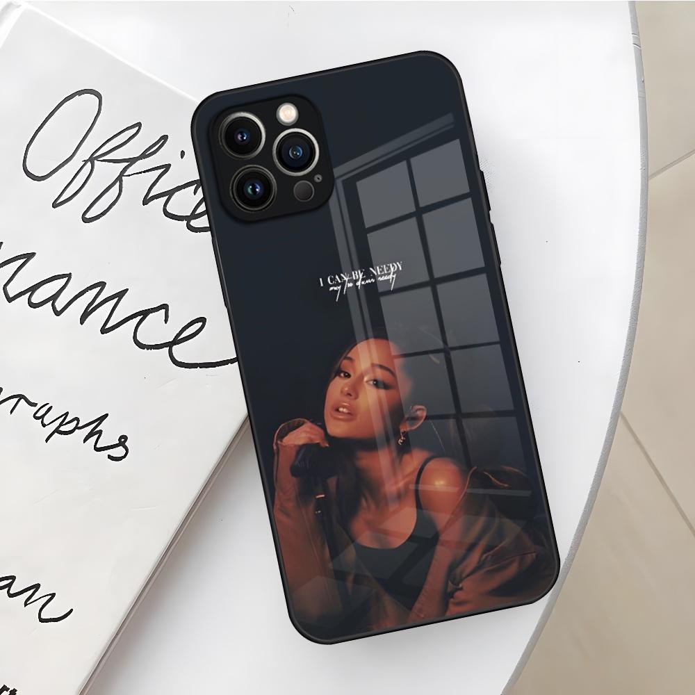 Чехол для телефона Арианы Гранде для Iphone 17 16 Air 15 14 12 11 13 Pro Max Mini X Xr Xs Se Стеклянный чехол Puls