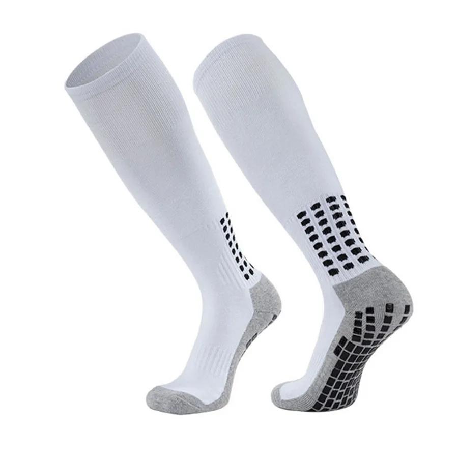 2Pair Knee High Long Non Slip Grip Socks Men Women's Football Basketball Baseball Rugby Soccer Cycling