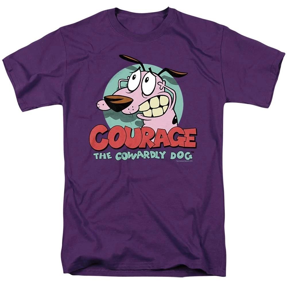 Редкая Lil Dreamy Courage Собака-трусишка Фиолетовая S-5XL Футболка CM316 Унисекс Футболка