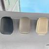 Universal Car Visor Clip Faux Leather Magnetic Eyeglass Holder for Sunglasses Reading Glasses Convenient Eyeglasses Hanger