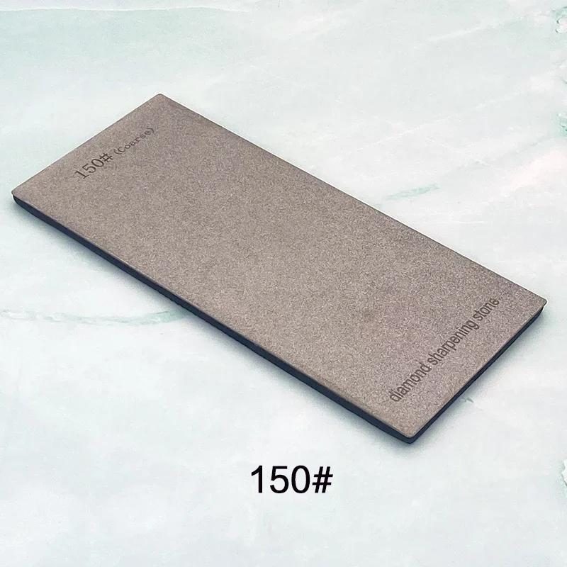 Алмазные точильные камни 120/600/1500/3000 грит Точилка для ножей Нескользящая основа Набор инструментов для заточки кухонных ножей Пластина-хлопья