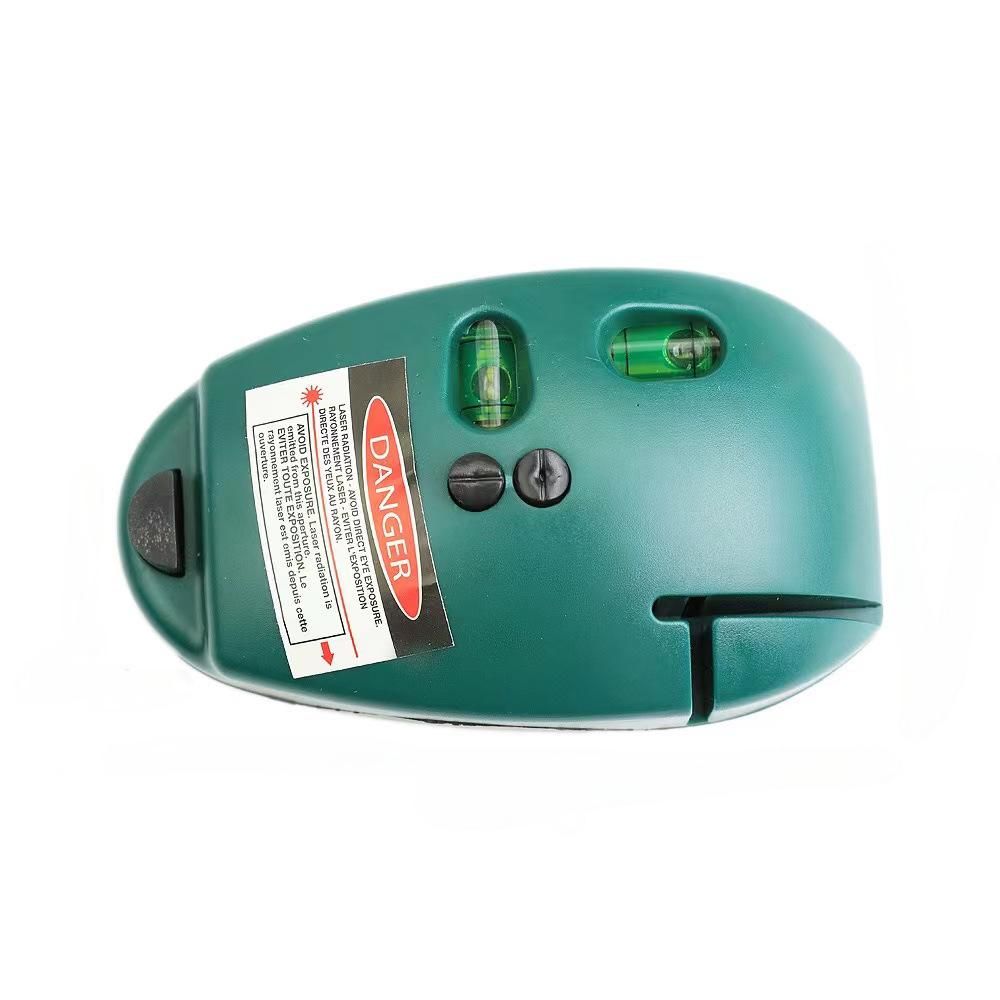 Mouse Type Vertical Level Mini Portable 90 Degree Right Angle Infrared Laser Level Decoration Wiring Plastic Measuring Tool