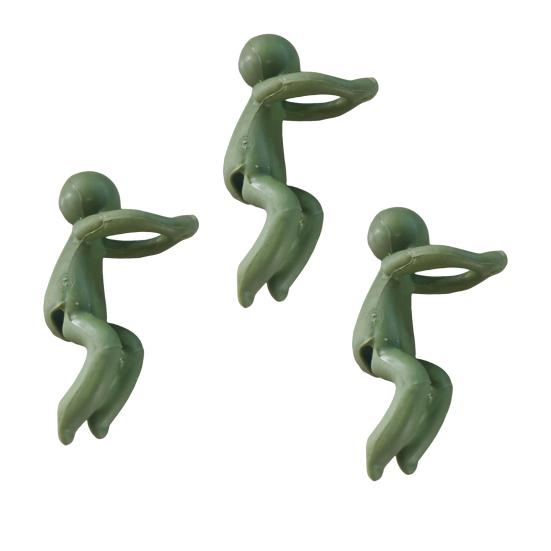 3 шт. Антропоморфный держатель для растений Подставка для растений для ростков Стебли Побеги Черенки