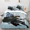 Anime Attack On Titan Home Textiles Printed Bed Set Duvet Cover Pillowcase Bedding Set Linen Sheet Quilt Cover Queen King Size