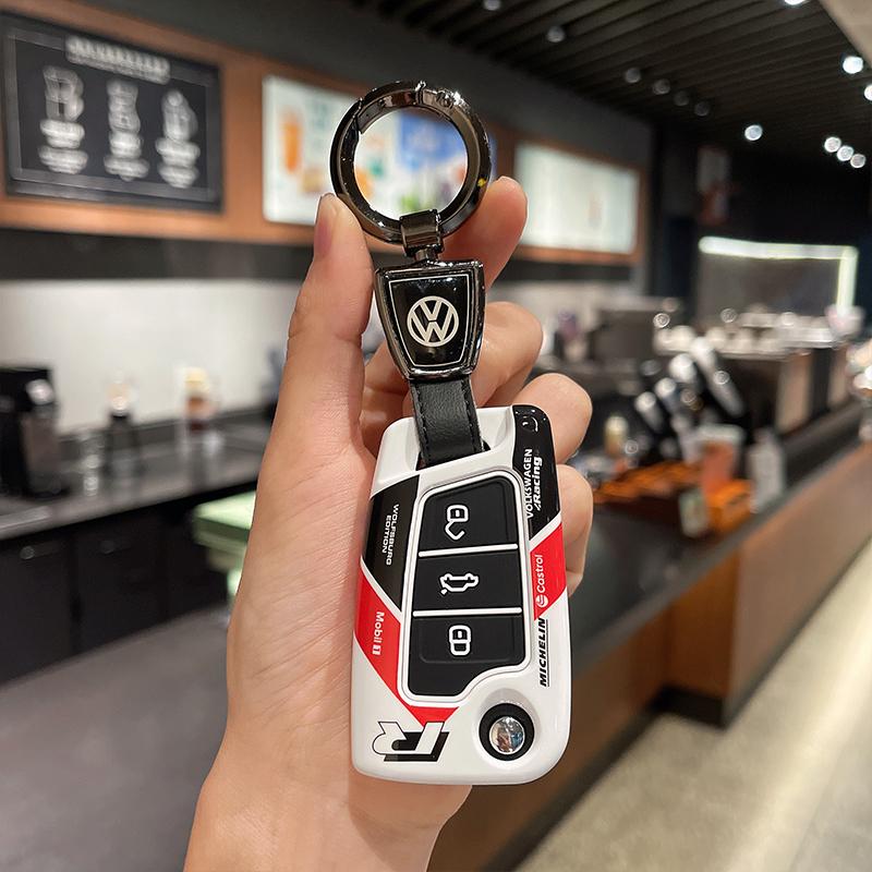 Чехол-брелок для ключа автомобиля в стиле VOLKSWAGEN VW Для VW Volkseagen Passat B8 Magotan Для Skoda Superb A7 Kodiaq Seat