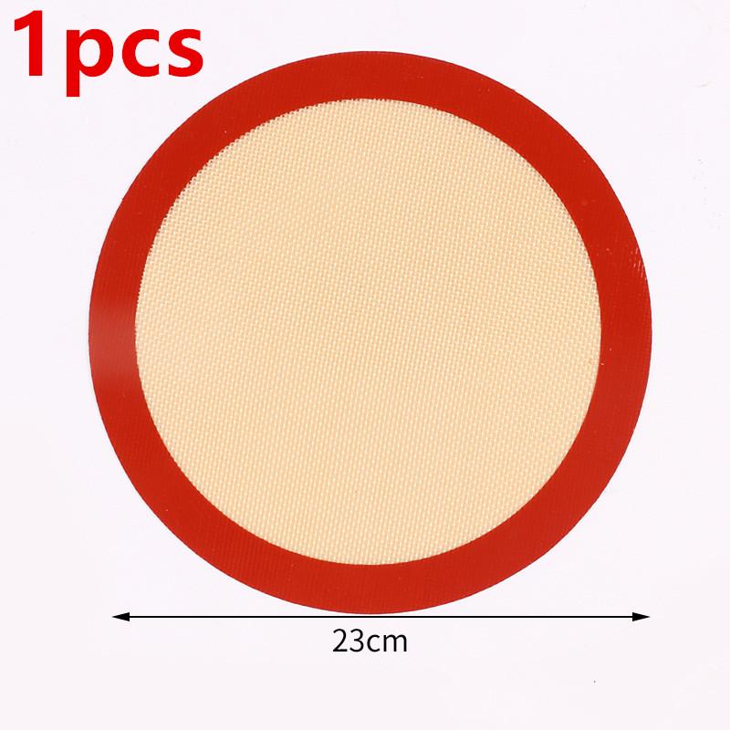 Антипригарный круглый силиконовый коврик для выпечки, термостойкий, подложка для формы для выпечки, листы для выпечки, коврики, для макарон, хлеба, для духовки, аэрофритюрницы