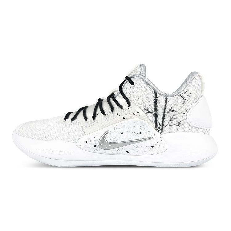 Nike Hyperdunk X Низкие баскетбольные кроссовки для мужчин, устойчивые к скольжению и истиранию, Черно-белые AR0465-100(Команда47-HD)