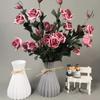 Rattan Living Room Ceramic Flower Pot Plastic Flower Vase Simplicity Flower Vase Imitation Ceramic